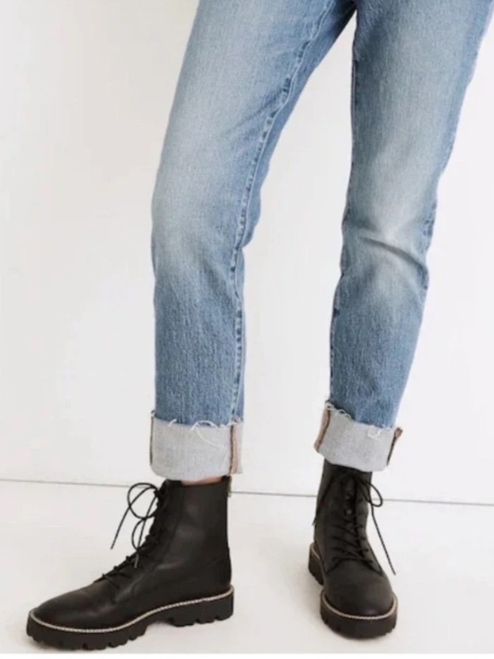 Madewell Citywalk Lug Sole Boots Size 10